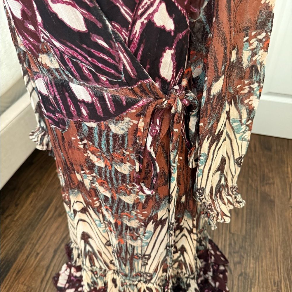 Anthropologie Long-Sleeve Wrap Midi Dress
⭐️⭐️please read info below-H6 - Picture 6 of 12